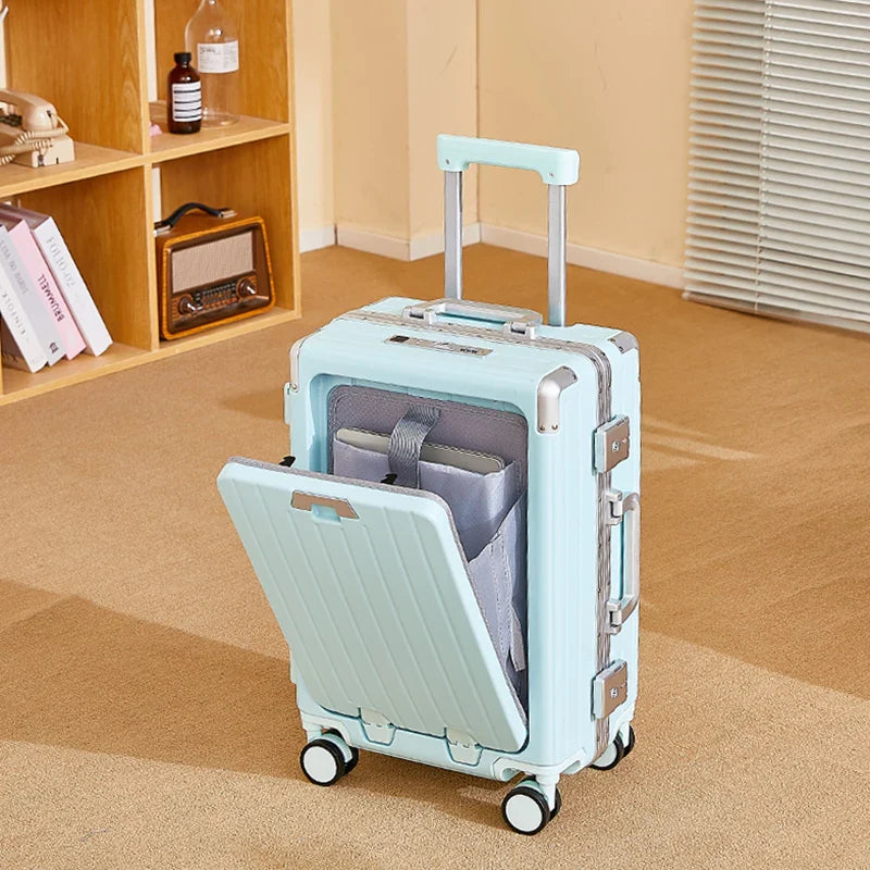 HKM-008083 Hardshell Carry-On Luggage Set for Summer Travel – Stylish and Durable Suitcases