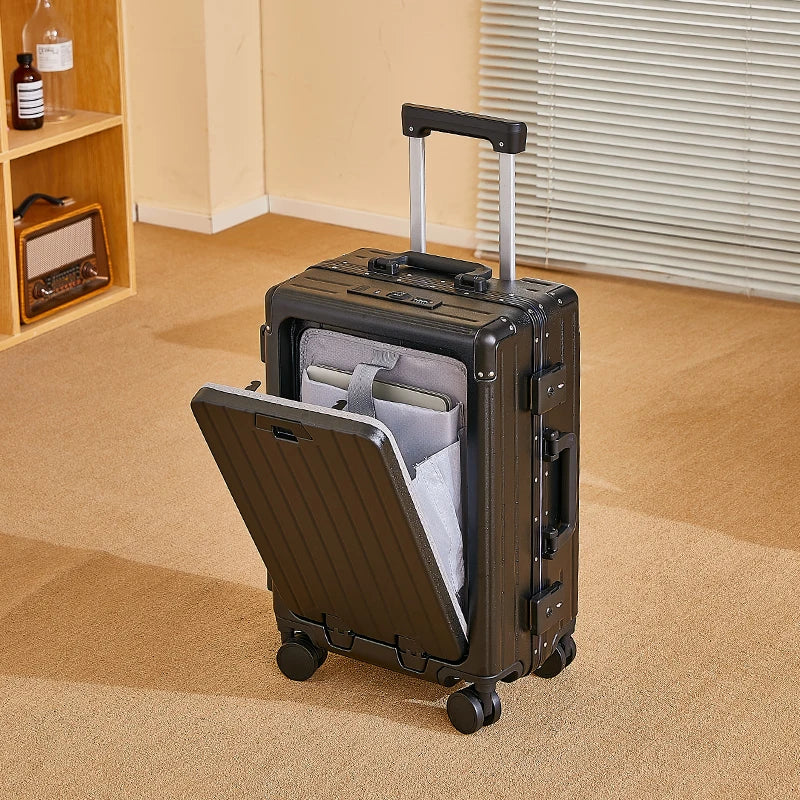 HKM-008083 Hardshell Carry-On Luggage Set for Summer Travel – Stylish and Durable Suitcases