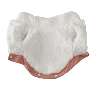 HKM-0081725 Lambswool Fleece-Lined Double-Layer Jacket for Pets in Gray and Pink