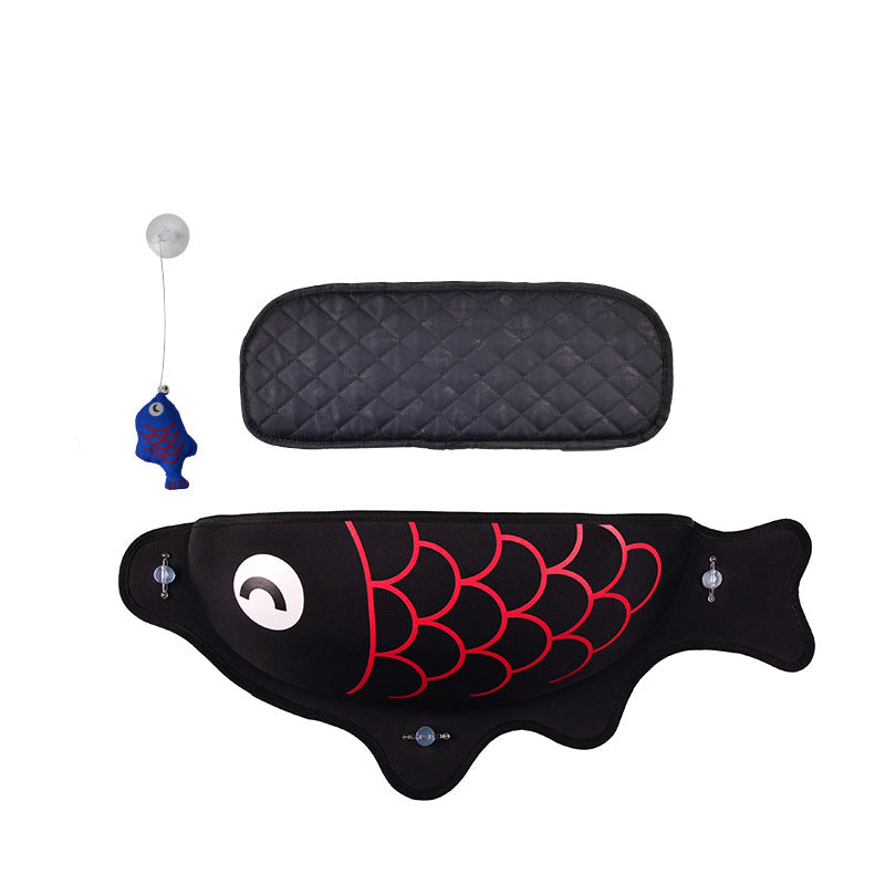 HKM-0082109 Window Suction Cat Hammock Bed for Comfortable Sleeping and Playtime