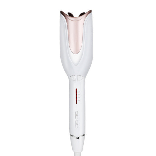 HKM-008275 Automatic Hair Curler with 21mm-30mm Ceramic Barrel, 4 Temperature Settings, Spiral Design for Quick Styling