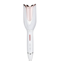 HKM-008275 Automatic Hair Curler with 21mm-30mm Ceramic Barrel, 4 Temperature Settings, Spiral Design for Quick Styling