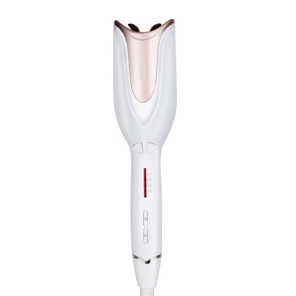HKM-008275 Automatic Hair Curler with 21mm-30mm Ceramic Barrel, 4 Temperature Settings, Spiral Design for Quick Styling