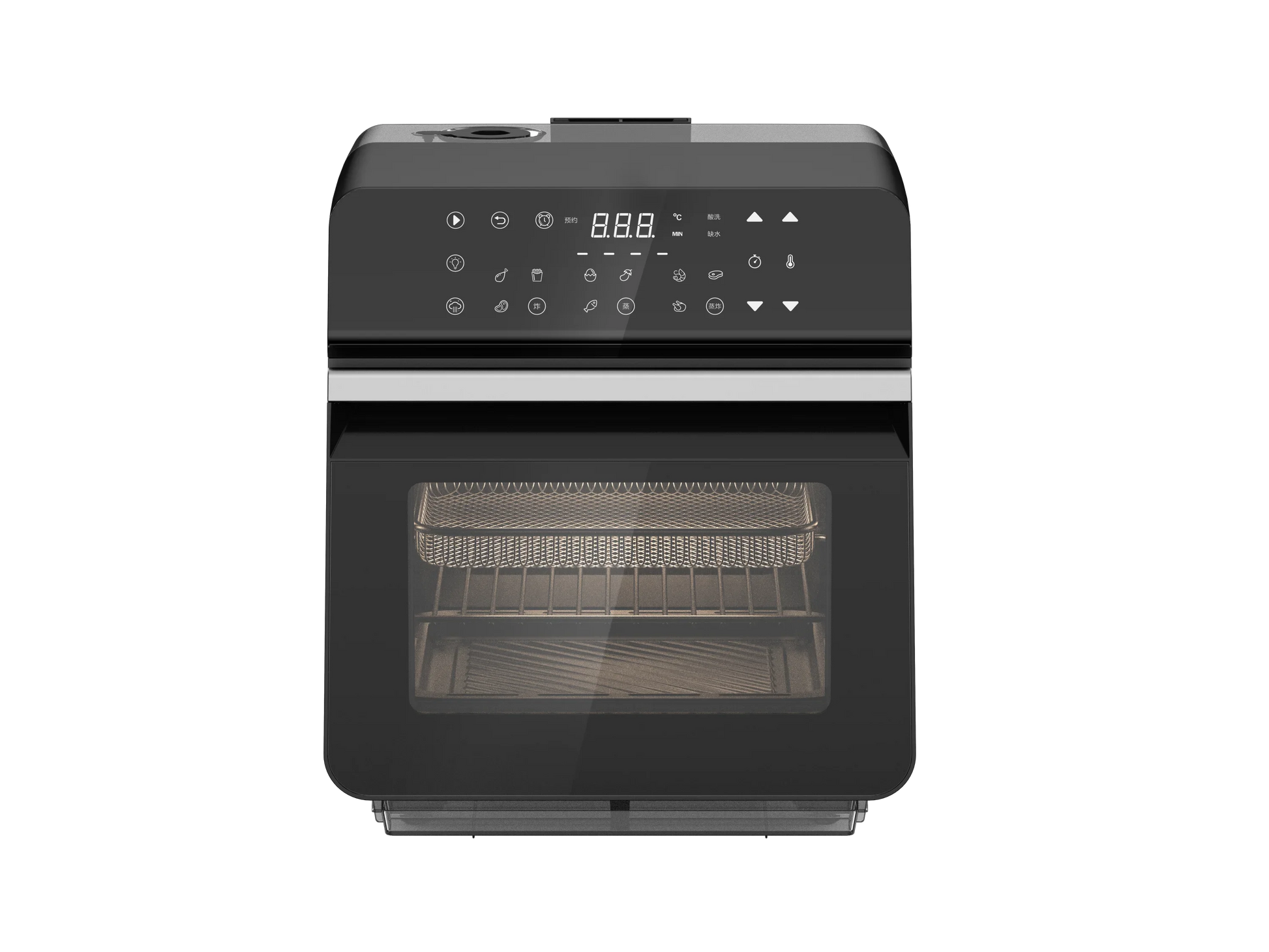 HKM-008275 Multifunctional 9.6L Steam Air Fryer and Cooking Pot for Home and Commercial Use