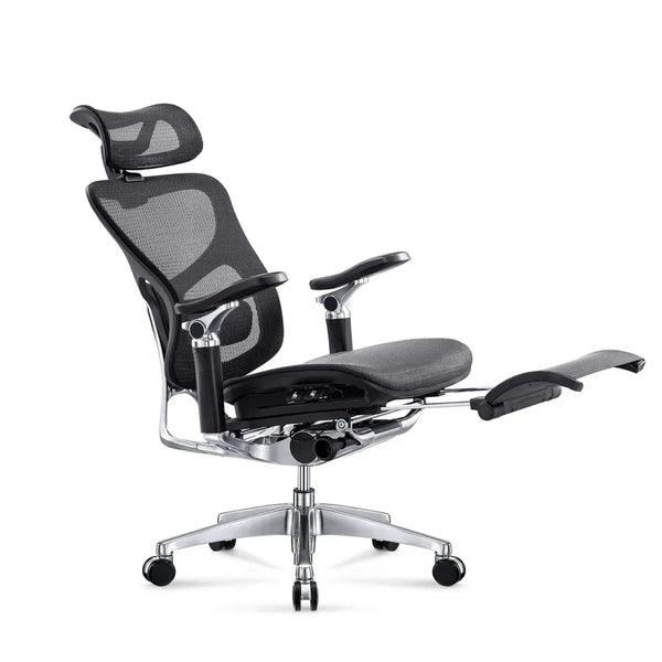 HKM-008467 Ergonomic High Back Mesh Office Chair with Adjustable Armrests and Swivel Base