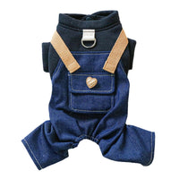 HKM-0086589 Punk Style Suspender Pants for Small and Medium Dogs with Traction Rope Buckle