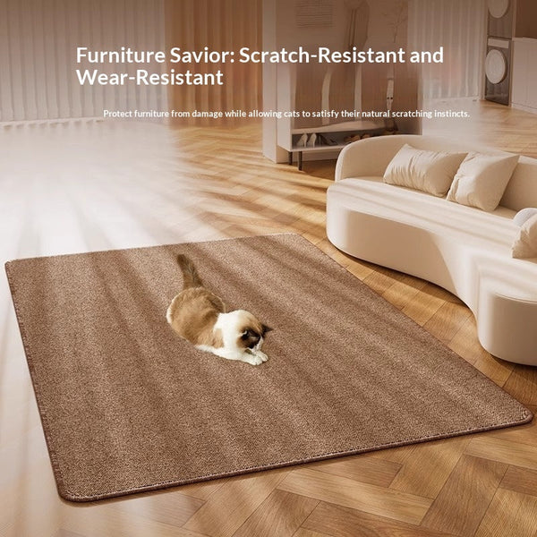HKM-0086845 Sisal Pet-Proof Area Rug for Living Room - Available in Multiple Sizes and Colors