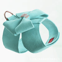 HKM-0087613 Fashionable Bowknot Chest Strap for Dogs in Pink, Blue, Orange - Microfiber Material