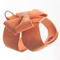 HKM-0087613 Fashionable Bowknot Chest Strap for Dogs in Pink, Blue, Orange - Microfiber Material