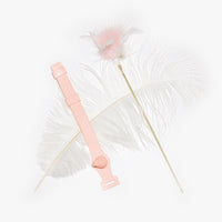 HKM-0089789 Bite-Resistant Cat Feather Toy with Tap Mechanism for All Ages