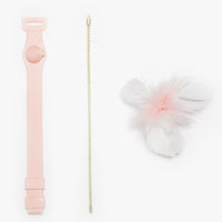 HKM-0089789 Bite-Resistant Cat Feather Toy with Tap Mechanism for All Ages