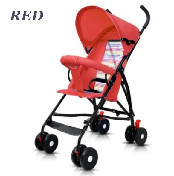 HKM-009043 4-Wheel Baby Stroller in Multiple Colours for Easy Mobility
