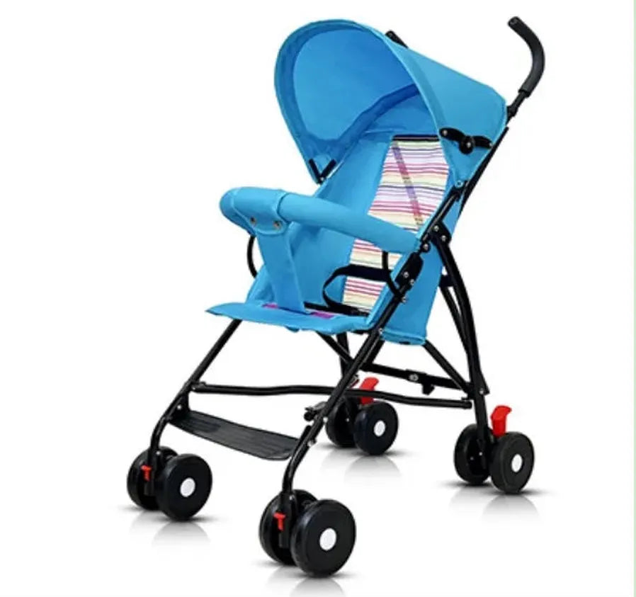 HKM-009043 4-Wheel Baby Stroller in Multiple Colours for Easy Mobility