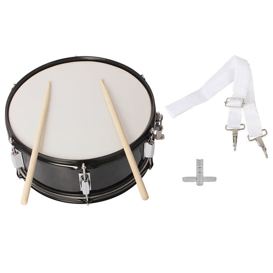 HKM-009107 14x5.5 Inch Professional Black Snare Drum for Musicians