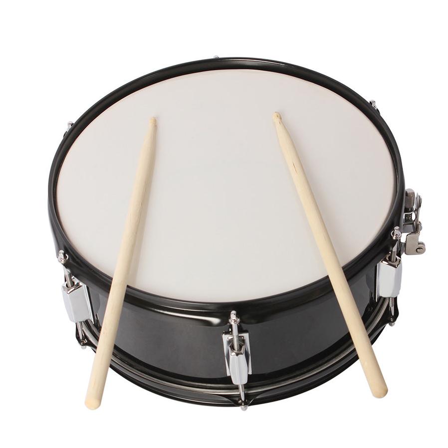 HKM-009107 14x5.5 Inch Professional Black Snare Drum for Musicians