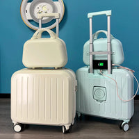 HKM-009235 Kids' Lightweight Carry-On Suitcase with USB Port and Phone Holder