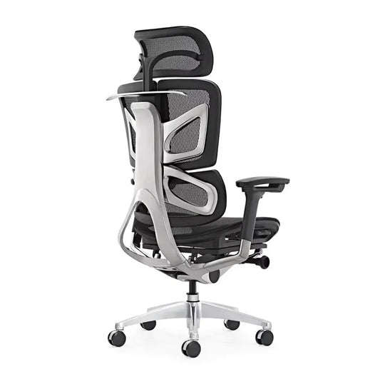 HKM-009299 Ergonomic Full Mesh Office Chair with Adjustable Recline and Swivel Design