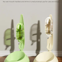 HKM-0093629 Automatic Non-Wet Mouth Water Bottle for Dogs and Cats - Pet Drinker Set