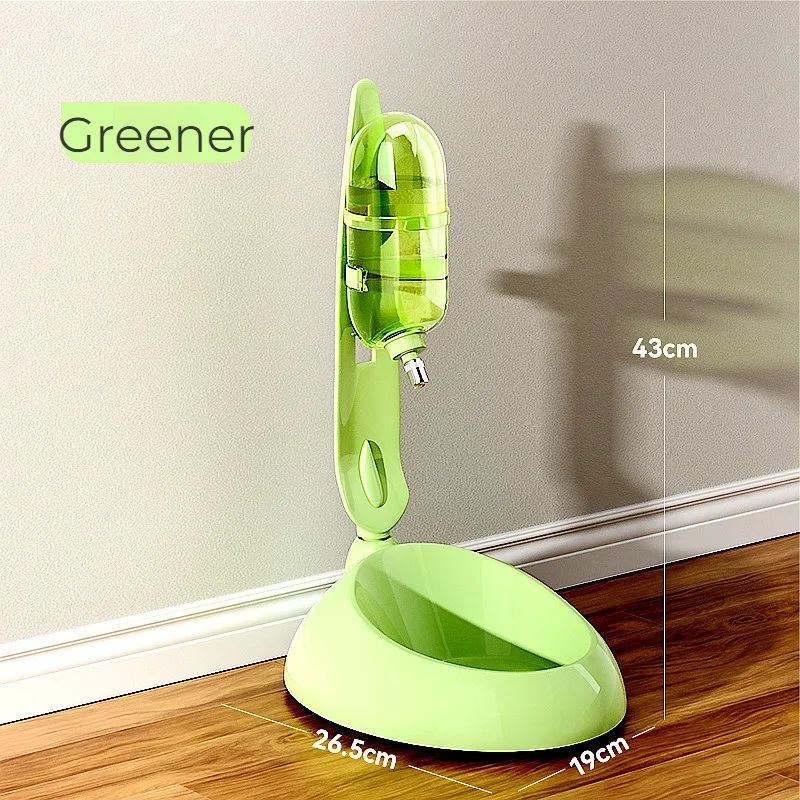 HKM-0093629 Automatic Non-Wet Mouth Water Bottle for Dogs and Cats - Pet Drinker Set