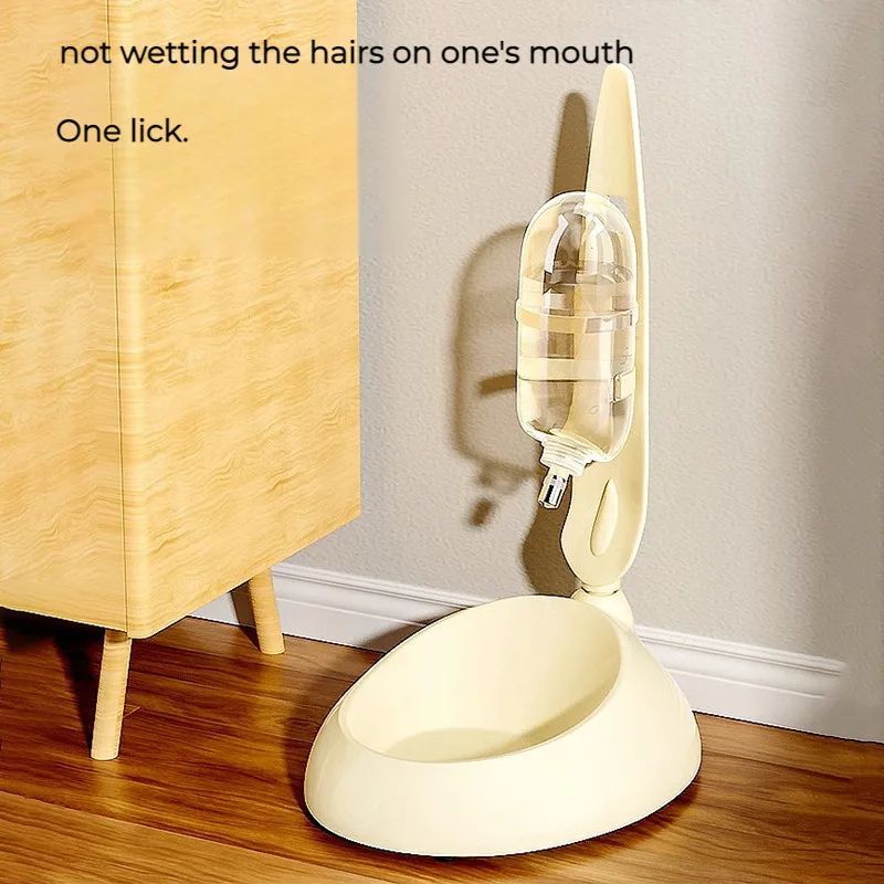 HKM-0093629 Automatic Non-Wet Mouth Water Bottle for Dogs and Cats - Pet Drinker Set