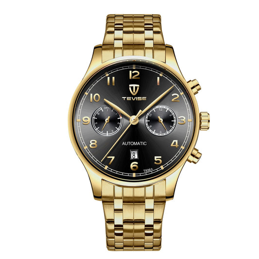 HKM-009363 Automatic Mechanical Men's Casual Watch - Waterproof, 42mm Dial, Multiple Colors Available