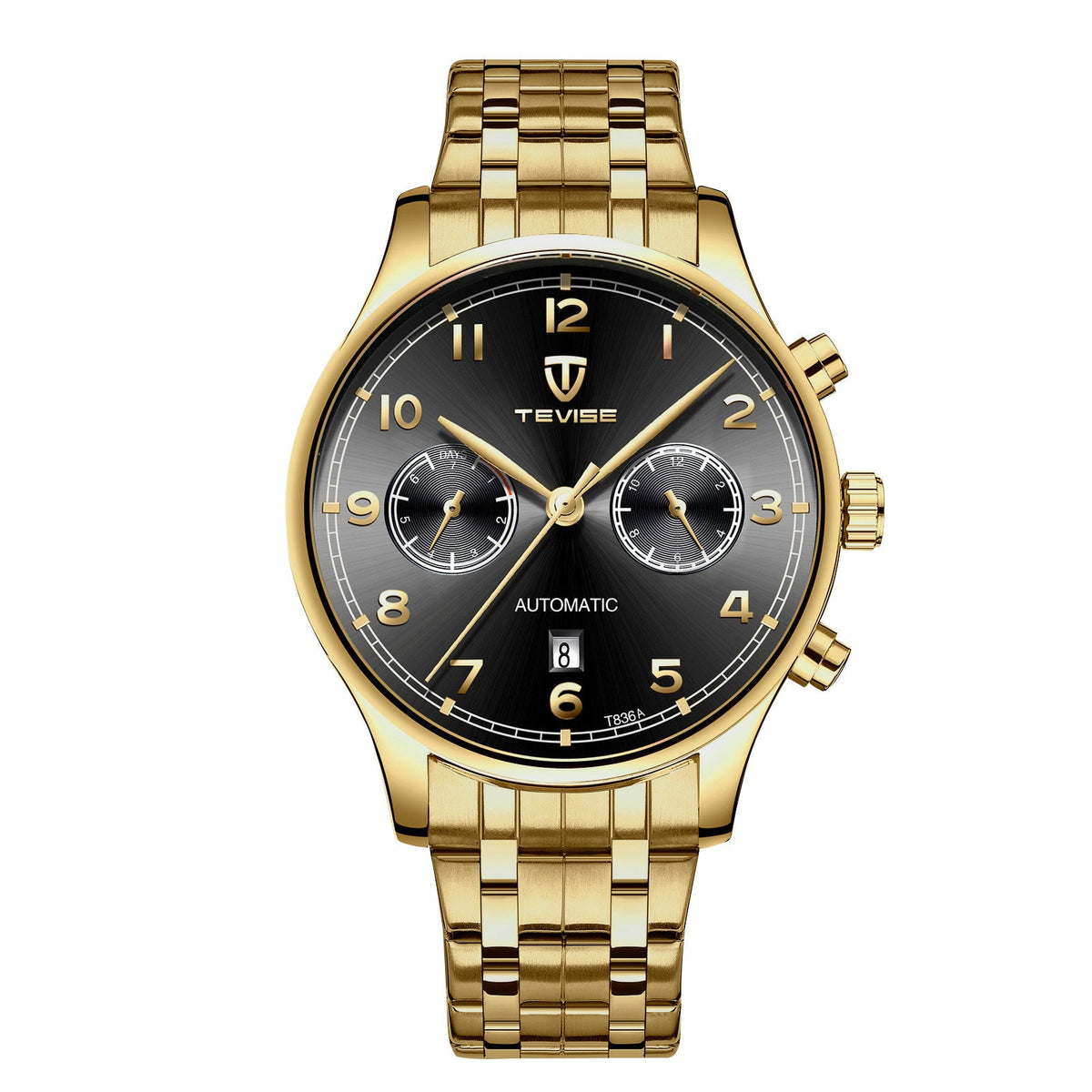 HKM-009363 Automatic Mechanical Men's Casual Watch - Waterproof, 42mm Dial, Multiple Colors Available