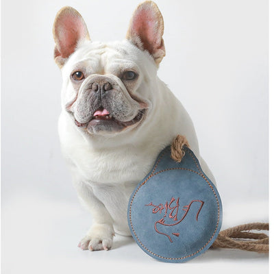 HKM-0094397 Cowhide Dog Training Toy - Interactive Vocal Plush for Pets