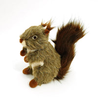 HKM-0095165 Squeaky Plush Squirrel Toy for Dogs and Cats - Interactive Chewing Toy for Aggressive Chewers