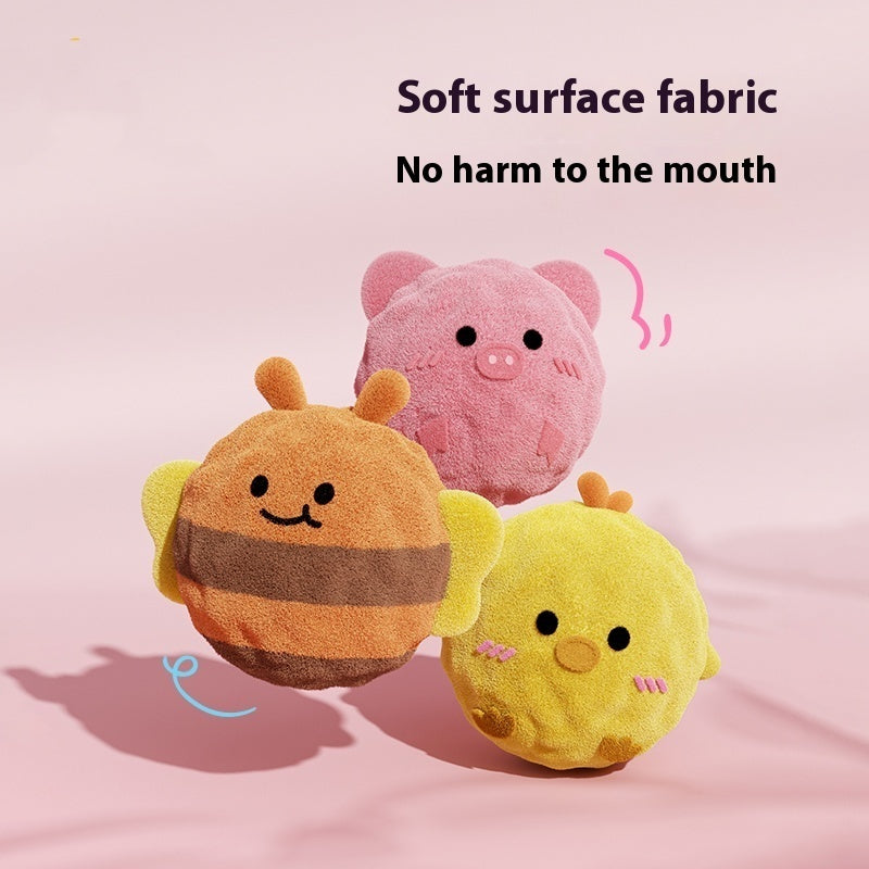 HKM-0096189 Interactive Spherical Dog Toy for Teeth Cleaning and Fun Playtime