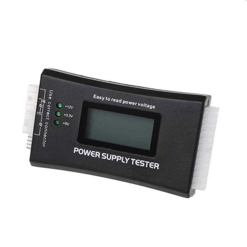 HKM-009683 Chassis Power Supply Tester with LCD Display for ATX, SATA, and PCI-E Interfaces