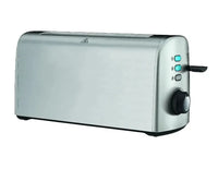 HKM-009747 4-Slice Long Slot Toaster in Brushed Stainless Steel
