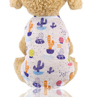 HKM-0097725 Lightweight Casual Summer Clothing for Small Dogs - Breathable Fabric & Comfortable Fit