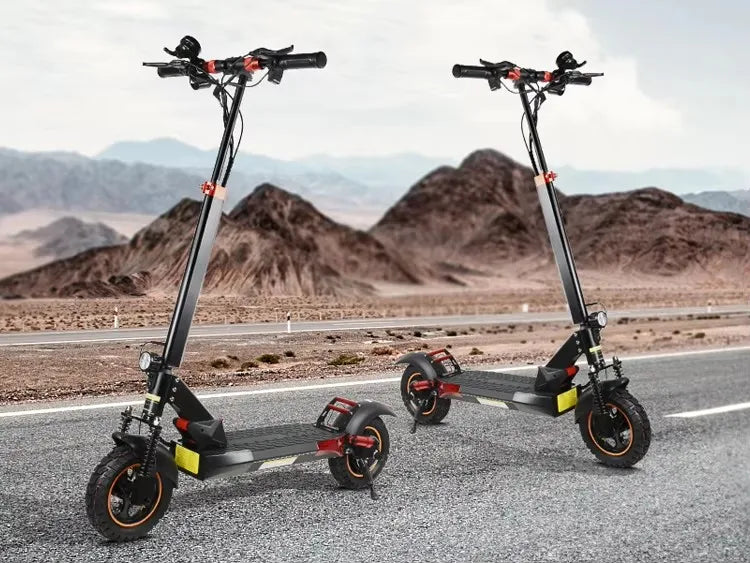 HKM-009875 800W Folding Electric Scooter - Max Speed 45km/h, Range 35-60KM, Full Suspension, Waterproof, Lightweight Aluminum Alloy