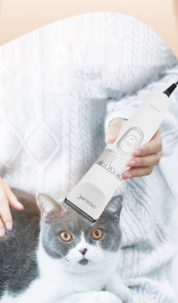 HKM-0099133 Pet Electric Shaving Device for Cats and Dogs with Adjustable Ceramic Blades and Limit Combs