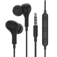 HKM-010003 High-Fidelity In-Ear Gaming Earbuds with Microphone and Volume Control for iPhone - 3.5mm Wired Connection