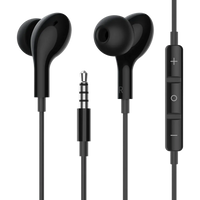 HKM-010003 High-Fidelity In-Ear Gaming Earbuds with Microphone and Volume Control for iPhone - 3.5mm Wired Connection