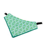 HKM-0100925 Waterproof Cartoon Triangle Scarf for Dogs - Three-Layer Polyester Design in Various Colors