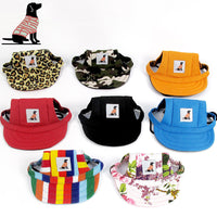 HKM-0101693 Spring and Summer Pet Sun Hat for Dogs and Cats - Adjustable Baseball Cap in Various Colors and Sizes