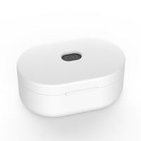 HKM-010195 Silicone Protective Cover for Bluetooth Headset - Simple Solid Color Design, 64*42*30mm, 1.2mm Thickness