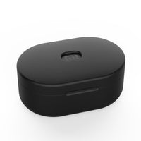 HKM-010195 Silicone Protective Cover for Bluetooth Headset - Simple Solid Color Design, 64*42*30mm, 1.2mm Thickness