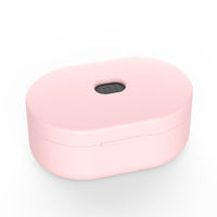 HKM-010195 Silicone Protective Cover for Bluetooth Headset - Simple Solid Color Design, 64*42*30mm, 1.2mm Thickness
