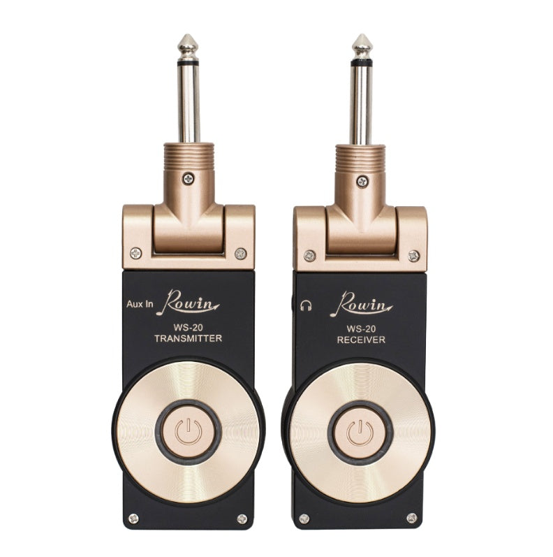 HKM-010195 Wireless Guitar Transmitter and Receiver System with 30M Range and 105dB Dynamic Range