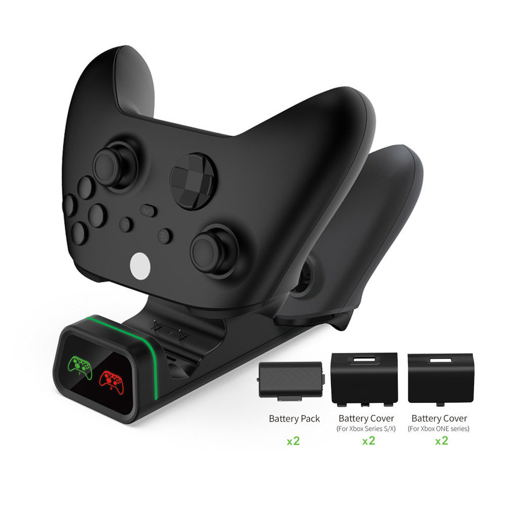 HKM-010323 Dual Charging Kit for Xbox Series X/S Controllers with Ni-MH Battery Packs and Covers