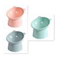 HKM-0105277 Elevated Anti Vomiting Cat Bowl with Non-Slip Base for Comfortable Feeding