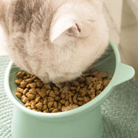HKM-0105277 Elevated Anti Vomiting Cat Bowl with Non-Slip Base for Comfortable Feeding
