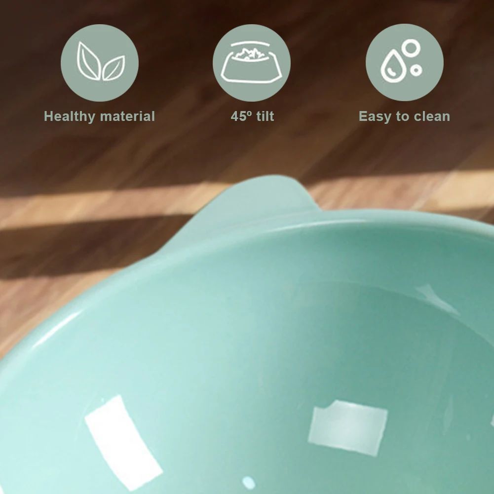 HKM-0105277 Elevated Anti Vomiting Cat Bowl with Non-Slip Base for Comfortable Feeding