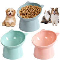 HKM-0105277 Elevated Anti Vomiting Cat Bowl with Non-Slip Base for Comfortable Feeding