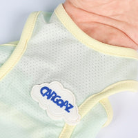 HKM-0108349 Pet Anti-Lint Summer Vest in Grass Green and Taro Purple for Cats - Lightweight & Comfortable