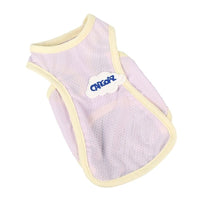 HKM-0108349 Pet Anti-Lint Summer Vest in Grass Green and Taro Purple for Cats - Lightweight & Comfortable