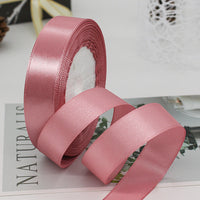 HKM-010835 2cm Wide Glossy Single-Sided Polyester Ribbon - 22m Roll for Cake Decorating and Gift Wrapping